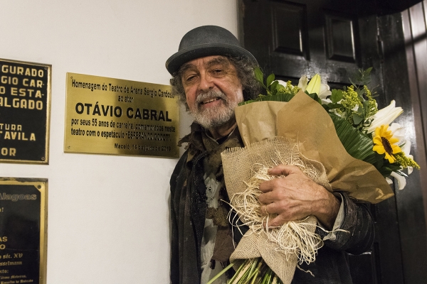 55 ANOS DE CARREIRA Diteal e artistas prestam homenagem ao ator alagoano Otávio Cabral