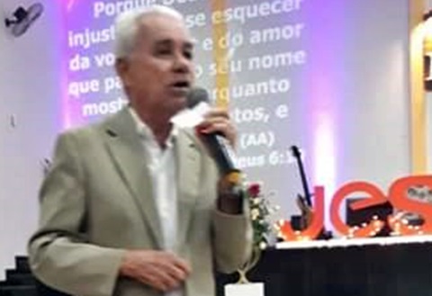 Morre pastor José Antunes, líder religioso da Igreja Batista de Boca da Mata