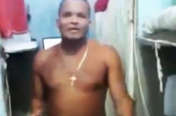 Presidiário grava vídeo dançando reggae dentro de cela no Baldomero Cavalcanti, em Maceió
