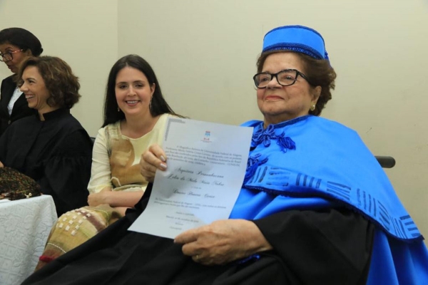 HOMENAGEM Arquiteta Zélia Maia Nobre recebe título de Doutora Honoris Causa da Ufal