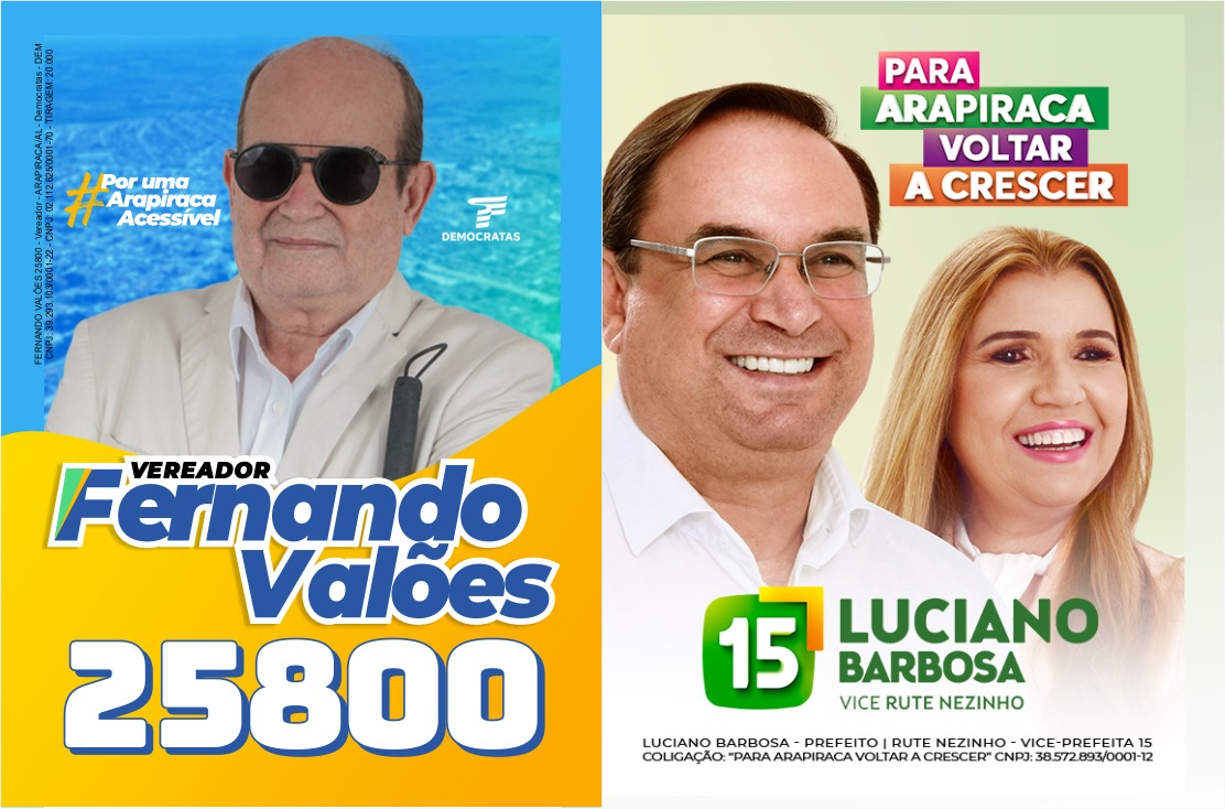 Fernando Valões, candidato a vereador apoia Luciano Barbosa para prefeito de Arapiraca