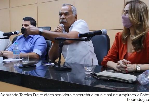 Após agressão de Tarcizo Freire à servidora, entidades alagoanas pedem punição do deputado