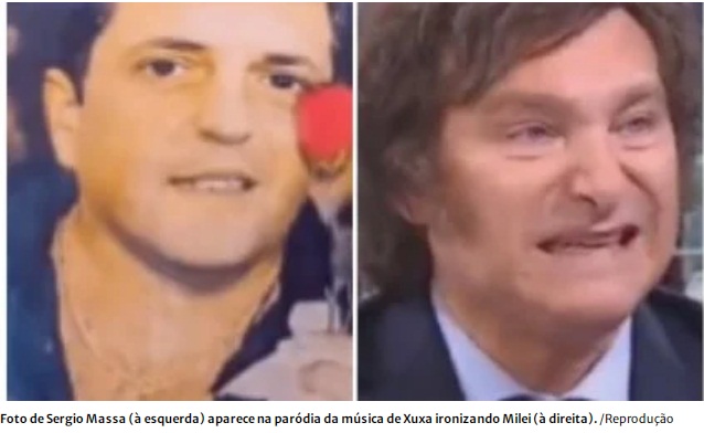 VÍDEO – Ilariê da Xuxa vira jingle de campanha na Argentina: “Olha que louco está Milei, oh, oh, oh”